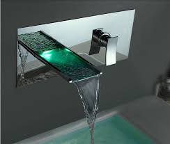 led contemporary wall mounted waterfall