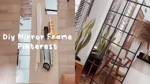I love my new mirror so much! Diy Minimalist Mirror Wall Pinterest Inspired Philippines Gerlie Ann R Youtube