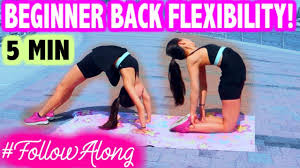 How To Get A Flexible Back For Beginners Youtube Flexibility Workout Back Flexibility Workout Programs