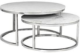 Sign up for free to check the price. Levanto White Marble Top Round Coffee Table Set Of 2 Cfs Furniture Uk