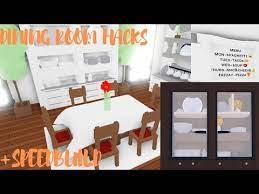 Dining Room Hacks Dining Room Speedbuild Roblox Adopt Me Youtube Cute Room Ideas Room Hacks Room