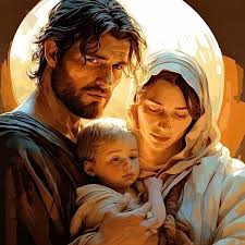 Jesus, Mary & Joseph, in you we contemplate the splendor of true love; to  you we turn with trust. Holy Family of Nazareth, bless our family. Grant  that our family may be