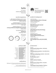architecture resume design template formats