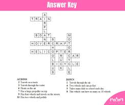 Crossword puzzle answers staff hope you enjoy this site. Friday Puzzle Vehicles Crossword Puzzle