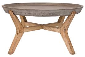 Industrial materials in smoothly refined shapes. Concrete Coffee Table Indoor
