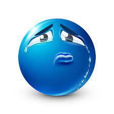 Crying Blue Smiley Funny Emoji Faces Blue Emoji Funny Emoji