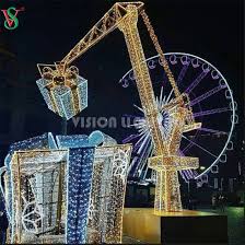 With such a wide selection, the winter wonderland of your dreams will come true at the click of a mouse with wayfair outdoor christmas decorations. China Outdoor Led 3d Gift Box Ferris Wheel Motif Light For Theme Park China Christmas Light Christmas Decoration