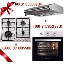 Pack Cuisson Encastrable Gallery Hotte Casquette Cuisson Table De Cuisson