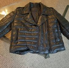 Alexander Wang H M Jackets Coats Alexander Wang Leather Moto Jacket Poshmark