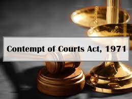 Willful disobedience or breach of a court order, judgment, decree, direction, writ or an. What Is Contempt Of Courts Act Of 1971