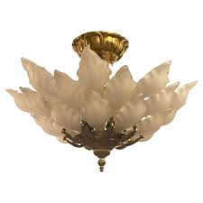 This fixture would show well in a good sized bedroom, in a bath in the. 1931 Nyc Waldorf Astoria Hotel Art Deco Semi Flush Mount Light Large Scale For Sale At 1stdibs
