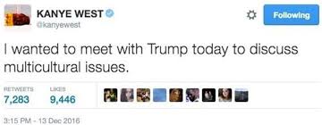 Kanye west is the perfect person for the twitter platform. Kanye West Deletes Tweets About Meeting Donald Trump Bbc News