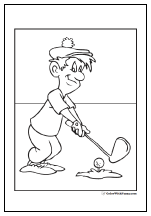 Golf Coloring Pages Customize And Print Pdf Sports Coloring Pages Coloring Pages Football Coloring Pages