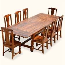 Oroville Rustic Solid Wood Extendable Dining Table Chair Set Furniture Dining Table Dining Table Chairs Rustic Dining Table