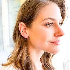 Hammered Ear Cuff, 14K Gold Filled Non Pierce Conch Ear Wrap, Single OR  Pair 12mm Diameter Adjustable, Gift for Sister or Best Friend