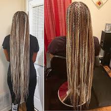 Black And Blonde Ombre Knotless Braids Nikki Blair On Instagram Go Knotless Nikkibee Thestylist Hamptonbraider Knotless Knotlessbraids Knotl Hair Styles Braids For Black Hair Blonde Braids
