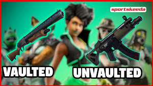 If your squad agrees to drop into haunted hills. Fortnite Chapter 2 Season 5 A List Of All Weapons And Items That Are Vaulted And Unvaulted