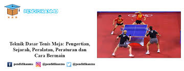 Permainan bola voli pertama dikenalkan di indonesia yaitu pada tahun 1982 yang bertepatan pada zaman jump serve: Teknik Dasar Tenis Meja Sejarah Peralatan Dan Peraturan