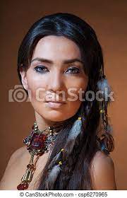 Native american … indianer mehr. Portrait Der Amerikanischen Indianerin Ein Studioportrat Amerikanischer Indianerin Mit Professionellem Make Up Canstock