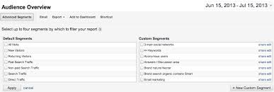 Guide To Using Advanced Segments In Google Analytics