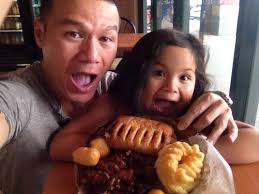 Ugly apple fritters and ice cream collaboration