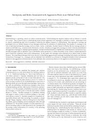 Agar tidak rancu, maka ilmu sosial merupakan bagian dari ilmu pengetahuan atau sains. Pdf Anonymity And Roles Associated With Aggressive Posts In An Online Forum