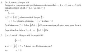 Itulah pengertian dari pertidaksamaan dan pengertian dari pertidaksamaan rasional. Contoh Soal Dan Jawaban Persamaan Dan Pertidaksamaan Linear Cara Golden