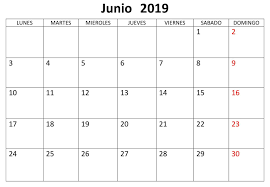 Calendario Mes De Junho De 2016 Calendario Junio 2019 Para Imprimir Calendario Junio Calendario Junio