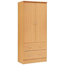 Our bedroom furniture category offers a great selection of bedroom armoires and more. Buy Pemberly Row 32 Wide 2 Door Wardrobe Armoire Closet With 2 Drawers In Beech Online In Turkey B07mg8vlyg
