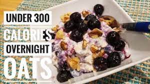 So thanks to this thread i discovered overnight oats which solved the breakfast problem but sometimes i would forget them for 2 or three days and end up throwing them away because i think they went bad or something. Under 300 Calories Breakfast 4 Ways Overnight Oats Youtube