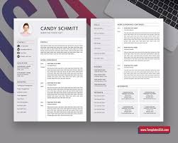 This resume template includes a summary section, which is ideal if make a free resume, get multiple cv exports and apply on as many jobs as you want! Modern Resume Template Creative Cv Template Professional Cv Format Ms Word Resume 1 2 And 3 Page Resume Design Top Selling Resume Template For Job Application Instant Download Templatesusa Com