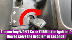 Vw Key Stuck Fix (Ignition Cylinder Problem) - Youtube