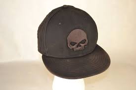 Harley Davidson All Black Skull Baseball Cap 7 5 Xl 59fifty Fashion Clothing Shoes Accessories Mensaccessories H Black Skull Harley Davidson Baseball Cap