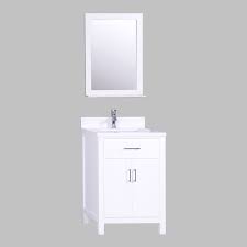 Get free shipping on qualified bathroom vanities without tops or buy online pick up in store today in the bath department. Cape Town 24 Bathroom Vanity White With White Quartz Countertop Stone Style Design