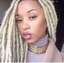 yarn locs blonde dreads afro hair afro hairstyle inspiration natural hair styles blonde dreads beautiful hair