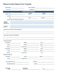 Free Incident Report Templates Forms Smartsheet