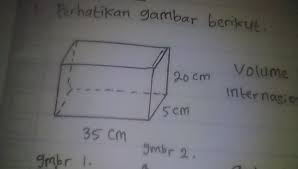 Maybe you would like to learn more about one of these? Volume Balok Diatas Sesuai Dengan Satuan Internasional Si Yang Benar Adalah Plis Bantu Jawab Brainly Co Id