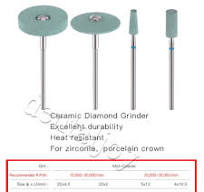 Dental Lab Ceramic Diamond Grinder Zirconia Porcelain Polisher Polishing  Bur | eBay