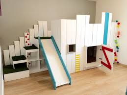 Nur Die Rutsche Ist An Dieser Stelle Gefahrlich Ansonsten Tolle Idee Within Hochbett Mit Kinder Zimmer Ideen Fur Kleine Schlafzimmer Zimmer