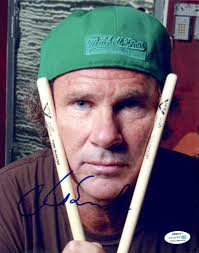 Chad Smith Red Hot Chili Peppers Signed Autograph 8x10 Photo Drummer ACOA  COA