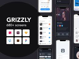 Using this app you can view a newsfeed, build agendas, create surveys and upload floor plans. Mobile App Uikit Grizzly Free Xd Templates