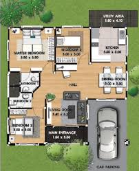 A two story, 3 bedroom house plan this 250m2 3 bedroom house plan features the following rooms and spaces: 3 Bedroom One Storey House Design House And Decors