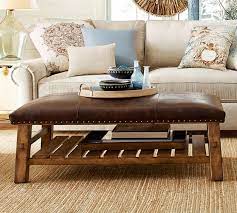 Year 2000, cooperated with american large super market homedecortor to export furniture. Caden Rectangular Leather Ottoman Pottery Barn