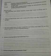 Karbon bertindak sebagai makronutrien bagi tubuh dalam bentuk karbohidrat. Bantu Jwb Nmr 1 5 Yahhh Dkmpul Besok Brainly Co Id