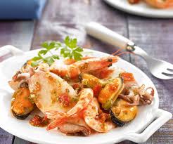 Recette Avec Astuces De Lignac Poelee De La Mer A L Ail Et A La Tomate
