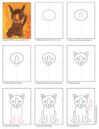 How To Draw A Dog Art Projects For Kids Childrens Art Projects Dog Art Projects Art Lessons