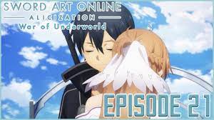 Pijamalı koi çevirmen ve encoder ejderhalarını arıyor. Sword Art Online Alicization War Of Underworld Episode 21 Kirito Et Asuna Sao Saison 4 Youtube