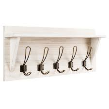 Steady shelf with hooks by sekisheva. Wood Wall Shelf With Hooks Off 63