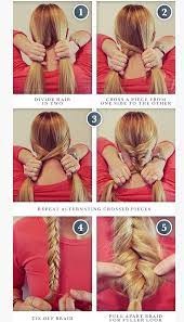 Fishtail Braid Hair Styles Braiding Your Own Hair Fish Tail Braid