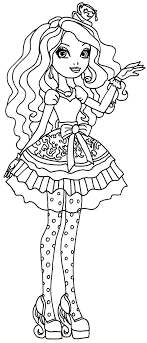 This color book was added on 2016 11 10 in ever after high coloring page and was printed 857 times by kids and adults. Madeline Hatter And Raven Queen Wallpapers Posted By Michelle Peltier